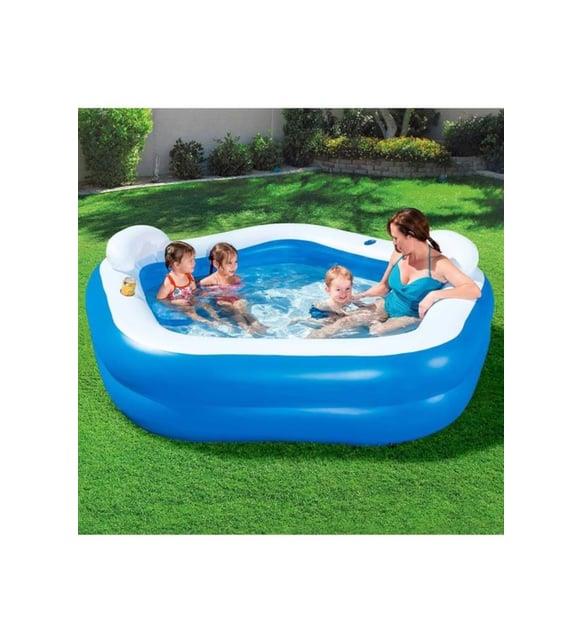 BESTWAY Şişme Çocuk Havuzu Seti (213 Cm X 207 Cm X 69 Cm) 54153