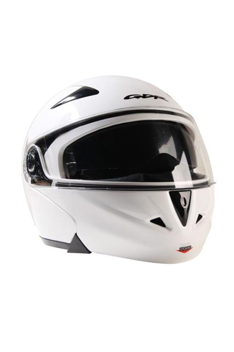 GDR Ff 803 Çene Açılır Kapalı Motosiklet Kaskı - Beyaz