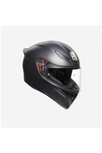 AGV Mat Siyah Kapalı Kask