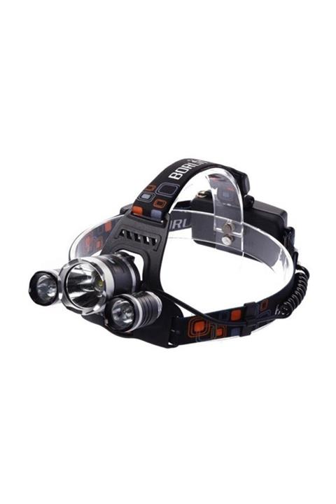 CSI Kama Star 3w 3x T6 Cree Led 1200 Lumens Profosyonel Şarjlı Kafa Feneri