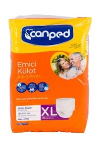 Canped Emici Külot Yetişkin Hasta Alt Bezi En Büyük Boy (Xl) | 30 Adet