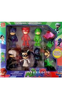 Pj Maskeliler Pj Masks 10'lu Pijamaskeliler Figür Oyuncak Seti