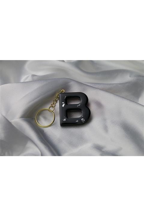 Wayema Epoksi B Harf Anahtarlık