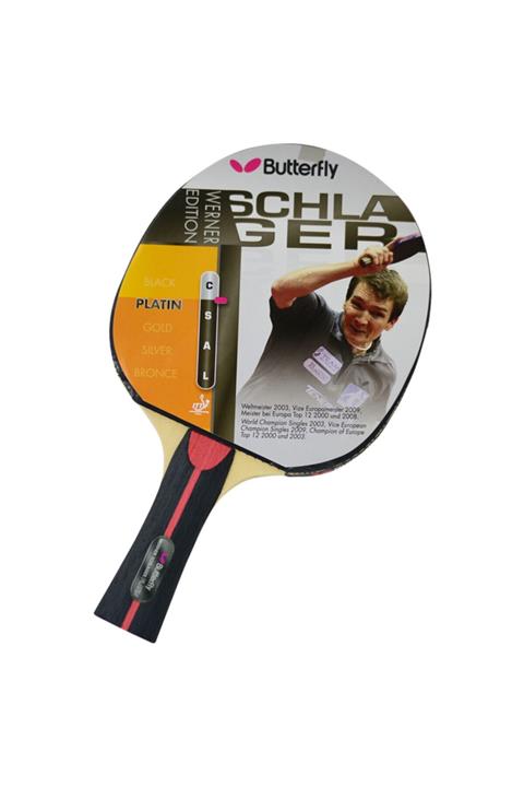 BUTTERFLY Werner Schlager Platin Masa Tenisi Raketi