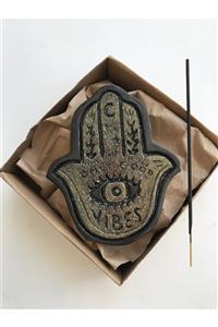 lovein crafts Siyah Hamsa Tütsülük