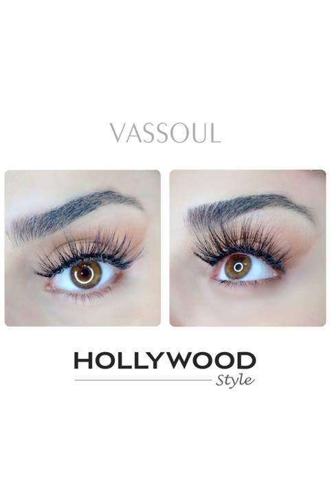 Vassoul Hollywood Takma Ipek Kirpik 100% Handmade Of Premium Korea