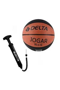 Delta Jogar 6 Numara Dura-Strong Basketbol Topu + Top Pompası