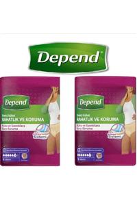 Depend Kadın Emici Külot 9 Adet Büyük Boy Large Beden 9 9 18 Ad