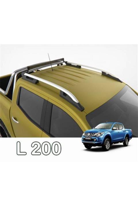 NamTuning Mitsubishi L200 Tavan Çıtası Rayı 2015 Ve Sonrası Siyah Ve Gri