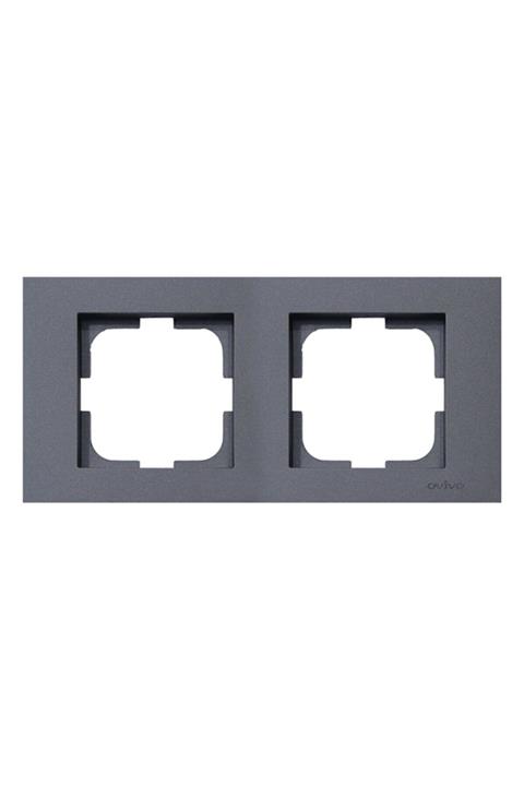 OVİVO Seldur Grano Füme Ikili Çerçeve