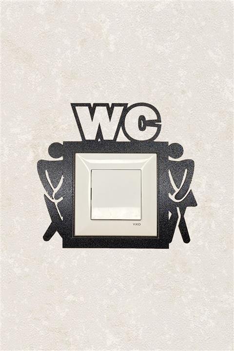 BLgrup 2100 Lazer Kesim Ahşap Priz Çerçevesi Tekli Wc