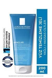 La Roche Posay Effaclar Yüz Temizleme Jeli 200ml - Yağlı ve Akneye Eğilim Gösteren Ciltler  3337872411083