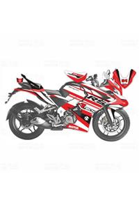 monero Bajaj Pulsar Rs 200 R-tech Design Sticker Set Kırmızı