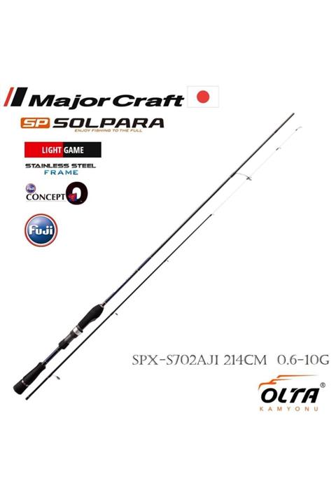 MAJOR CRAFT New Solpara Spx-s702aji 213cm 0.6-10gr Lrf Kamışı