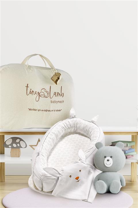 tinylamb Lamb Babynest Uyku Yuvası Seti - 5 Parça 0-6 Aylık