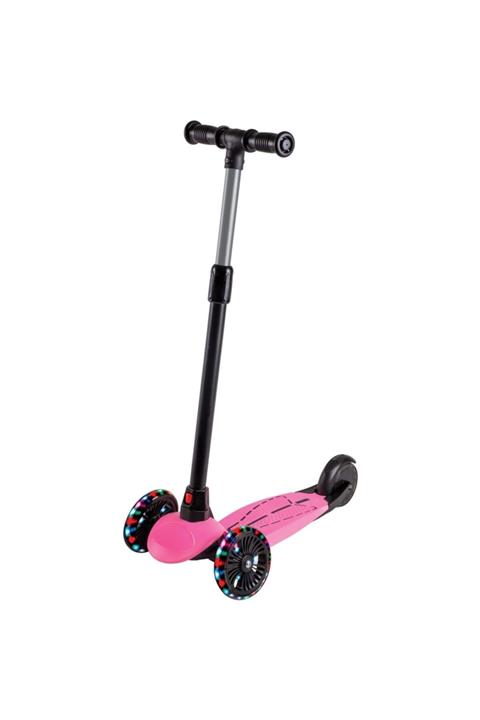 Furkan Toys Dragon Pembe Led Işıklı Scooter