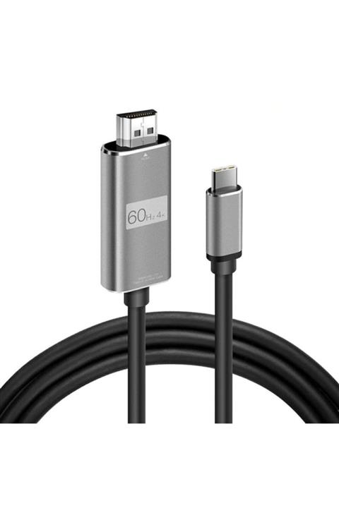 Daytona Ch-01 Type-c To 4k Ultra Full Hd Hdmı Usb-c Tak Çalıştır Görüntü Aktarım Kablosu-2m