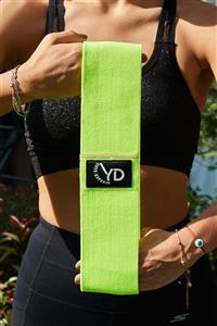 YDFit Loop Band Yd Band Direnç Lastiği Egzersiz Bandı Orta Sert Neon Yeşil 17-21 kg