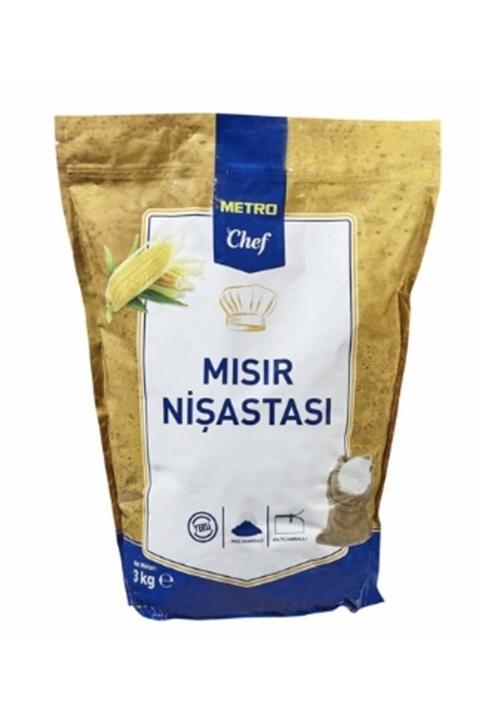 Metro Chef Mısır Nişastası 3 Kg. ( 3000 gr )