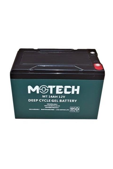 Motech 12 Volt 14 Amper Jel Akü Derin Döngü 2021 Üretim