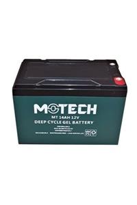 Motech 12 Volt 14 Amper Jel Akü Derin Döngü 2021 Üretim