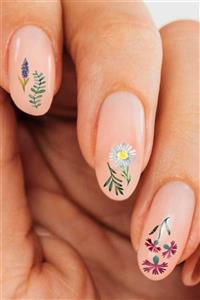 Artikel Çiçekler Tırnak Dövmesi,Tırnak Tattoo,Nail Art ,Tırnak Sticker