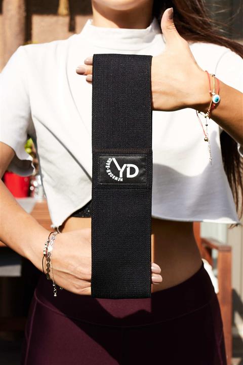 YDFit Loop Band Yd Band Direnç Lastiği Egzersiz Bandı Ultra Sert Direnç Siyah ( 24-30 Kg)