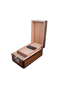 ANGELO Humidor Zeytin Baskı Puro Kutusu