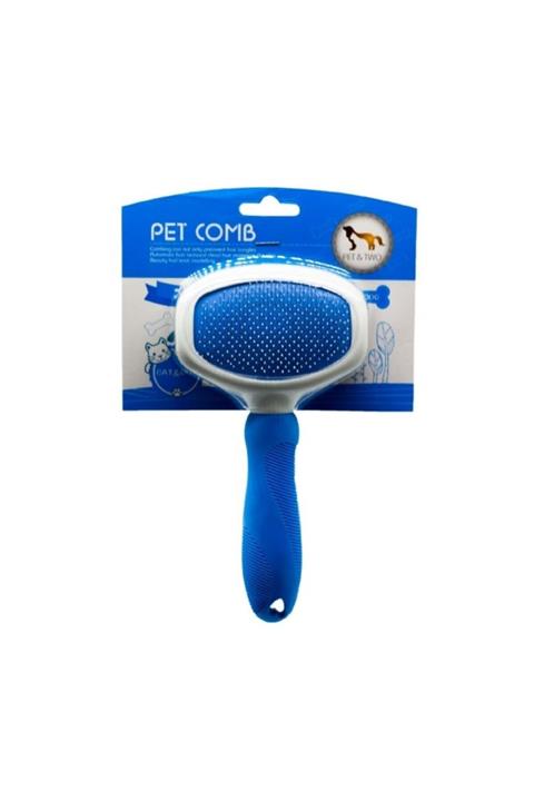 Doglife 202418- Pet&two Ince Telli Fırça Silikon Saplı