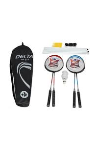 Delta 4 Badminton Raketi 3 Badminton Topu File & Demir Full Set