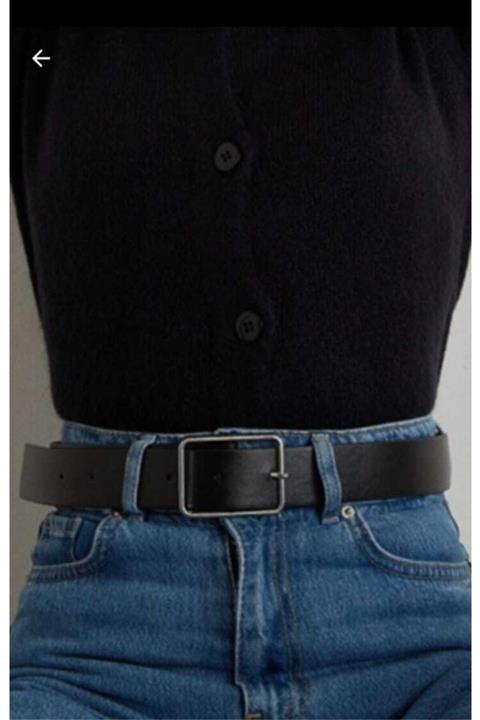 By adm Kadın Basic Gümüş Tokalı Kemer