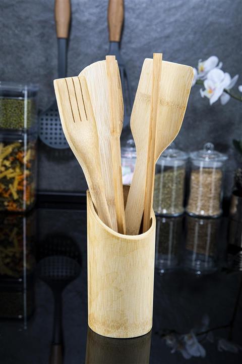 Doreline Ahşap Yemek Pişirme Seti 5 Parça