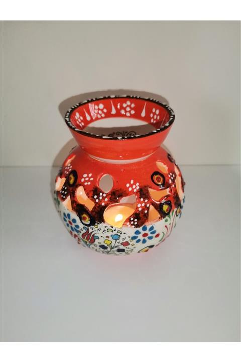 Velioğlu Çini Seramik Nazar Boncuklu Buhurdanlık