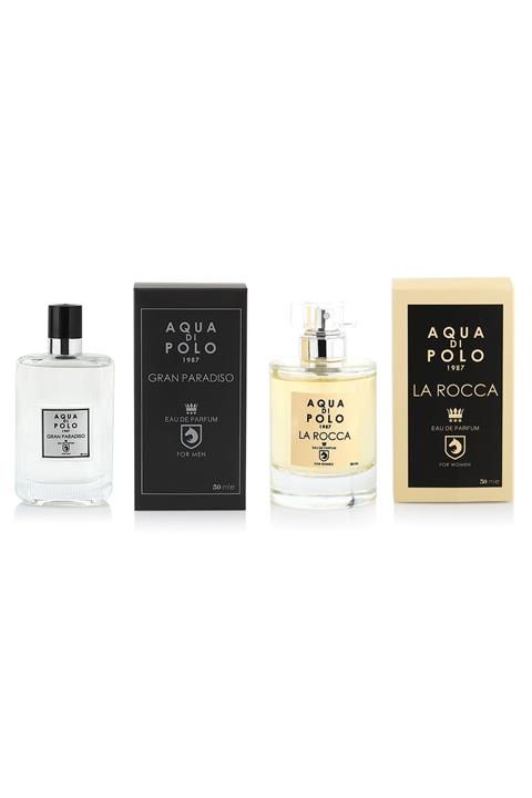 Aqua Di Polo 1987 La Rocca Edp 50 ml Kadın Parfüm +  Gran Paradiso Edp 50 Erkek Parfüm 2'li 8682367041647