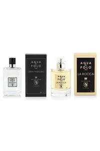 Aqua Di Polo 1987 La Rocca Edp 50 ml Kadın Parfüm +  Gran Paradiso Edp 50 Erkek Parfüm 2'li 8682367041647