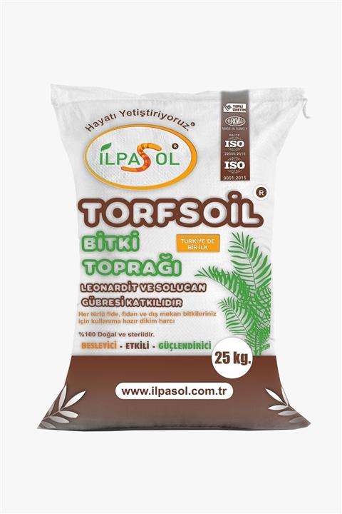 ilpasol Saksı Ve Çiçek Toprağı Solucan Gübresi Torf Leonardit Perlit Karışımlı 25 Kg