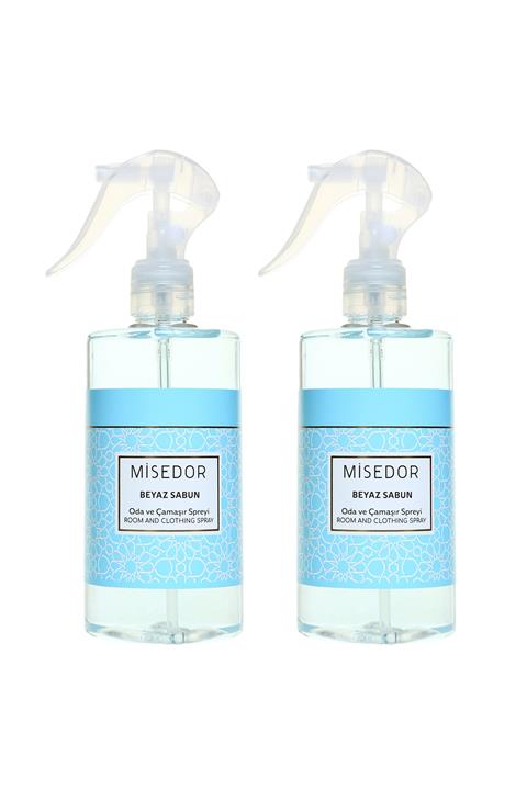 Misedor 2 Li Set Beyaz Sabun Oda Kokusu 330 Ml