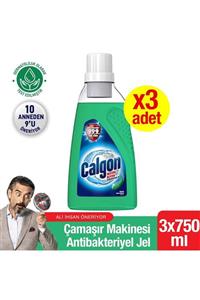 Calgon Ekstra Hijyen Çamaşır Makinesi Kireç Önleyici ve Temizleyici Antibakteriyel Jel 3x750 ml