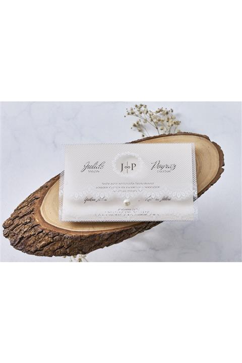 BASKIYERİ 100 Adet Butiqline Davetiye 1188