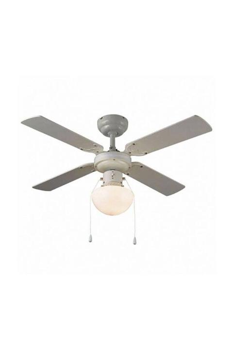 Colours Aydınlatmalı Beyaz Kanat Eko Tavan Vantilatörü