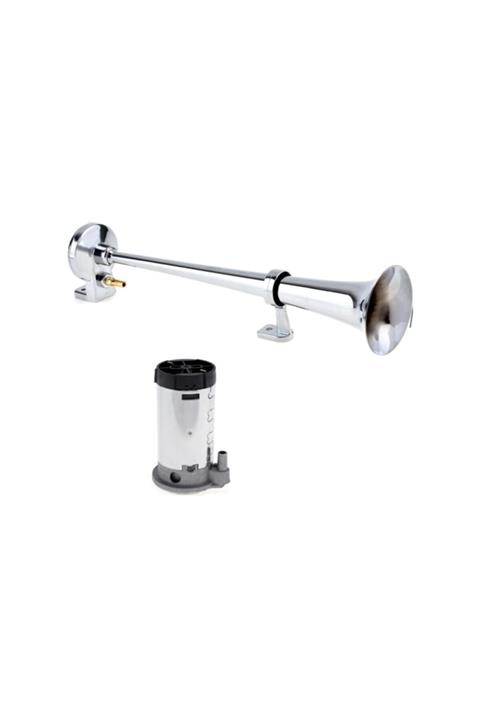 Carub Korna Marin Gemi Kornası Havalı Kompresörlü Krom