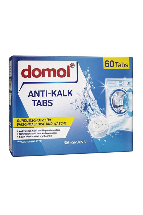 DOMOL Kireç Önleyici Tablet Çamaşırlar Ve Çamaşır Makinelerine Özel 60 Adet