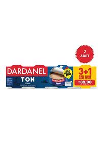 Dardanel Ayçiçekyağlı Ton Balığı 4x75g(3+1) 2 Adet