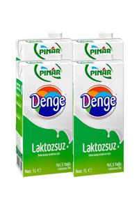 Pınar Denge Laktozsuz Süt 1 Lt X 4'lü Paket