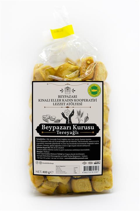 Kınalı Eller Kadın Kooperatifi Tam Tereyağlı Beypazarı Kurusu 400 gr.