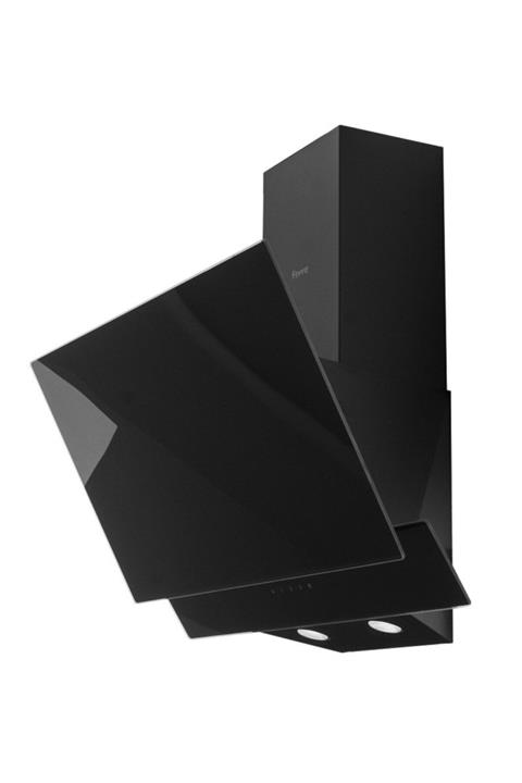 Ferre D016 Siyah Dokunmatik Yatık Cam Davlumbaz