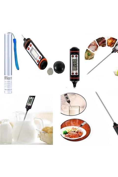 Onetick Dijital Yemek Gıda Süt Vb Mutfak Termometresi Sıcaklık Ölçüm Cihazı