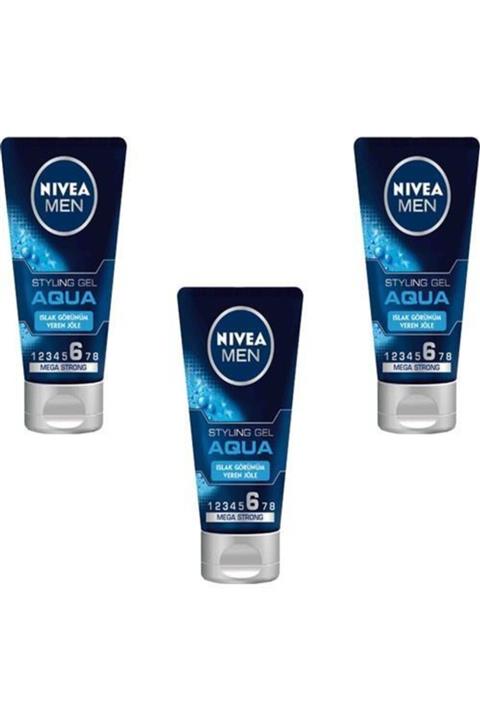 Nivea Men Aqua Jöle 3 X 150ml No 6 Mega Güçlü