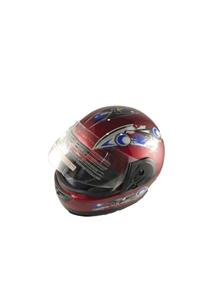 OEM Kırmızı Motosiklet Kapalı Kask