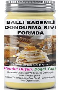 SPANA Sıvı Formda Ev Yapımı Katkısız Ballı Bademli Dondurma 330 gr